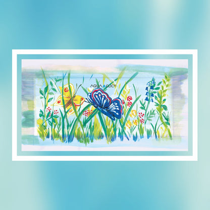 Durchflussmengenregler am Wasserhahn mit AquaClic-Strahlregler  Papillons-Design: Sparen Sie Wasser und Geld!
